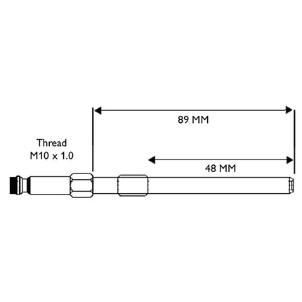 31429570 - Glowplug Adaptor - M10 x 1.0 Ford EcoBlue