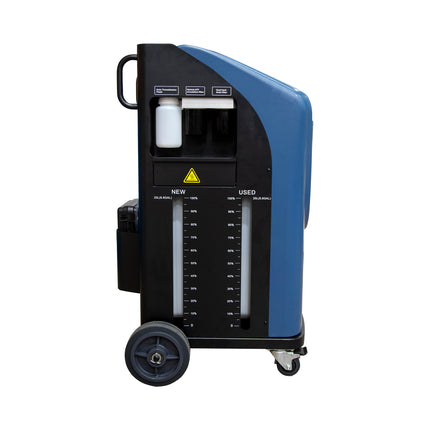 side view of atf machine showing fluid level indicators