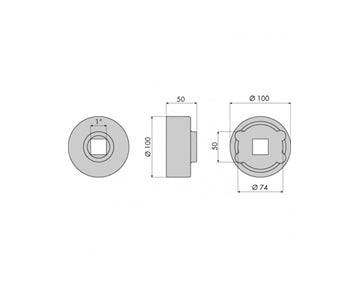 GO1338 - Hub Nut Socket - BPW